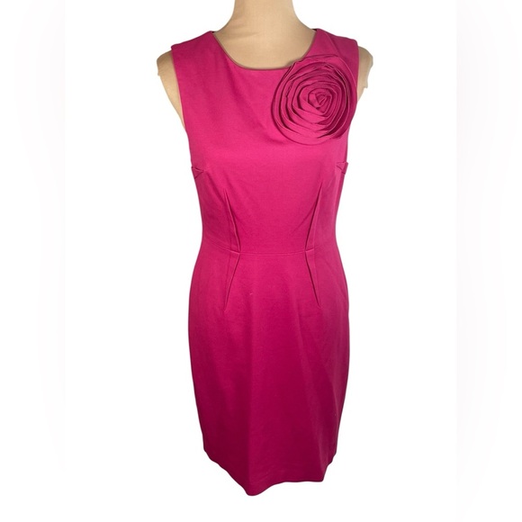 TRINA TURK Romanced pink rose sheath dress Size 4 - Picture 3 of 7